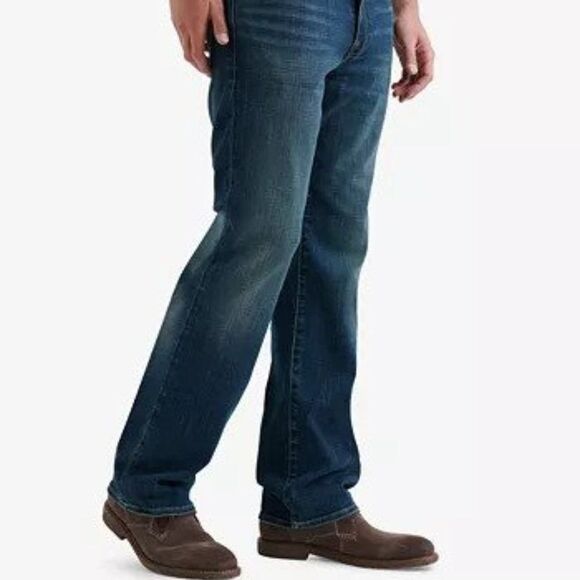 Lucky Brand Men's 363 Straight-Fit Coolmax Stretch Jeans - Picture 6 of 8